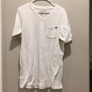 White Hurley T-shirt with Pocket